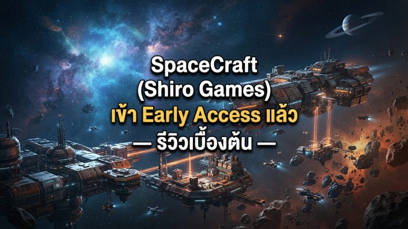 SpaceCraft (Shiro Games) เข้า Early Access แล้ว — รีวิวเบื้องต้น