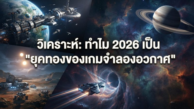 วิเคราะห์: ทำไม 2026 เป็น "ยุคทองของเกมจำลองอวกาศ"