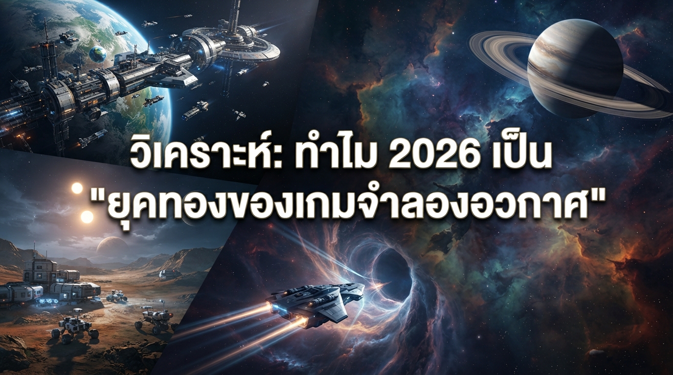 วิเคราะห์: ทำไม 2026 เป็น "ยุคทองของเกมจำลองอวกาศ"